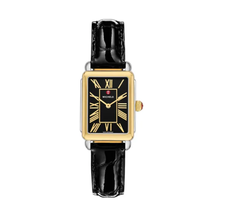 Michele Watches Deco Stainless Steel Watch